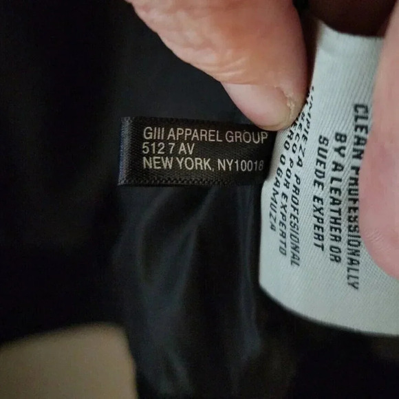 LEVI'S VINTAGE Womens SUEDE Leather Zip Front penny lane Black med Dark Academia - Picture 14 of 16